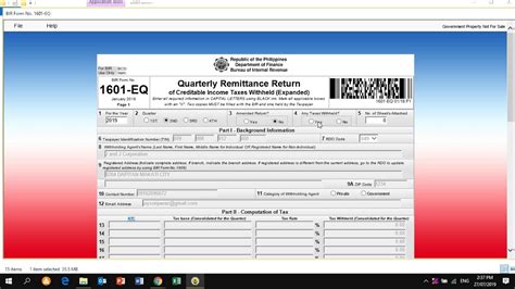 How to File 1601.